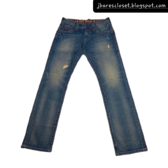 NWOT Rock Revival | Men's Peyron Straight Denim Jeans Size 32 - Picture 13 of 13